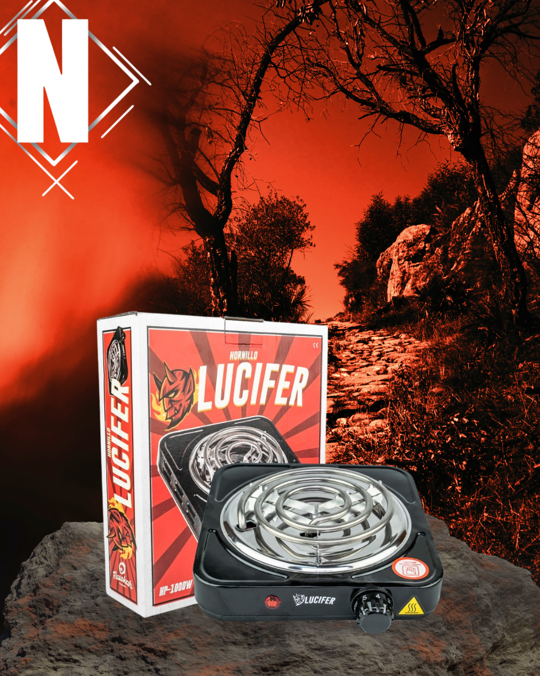 Hornillo Lucifer 1000W